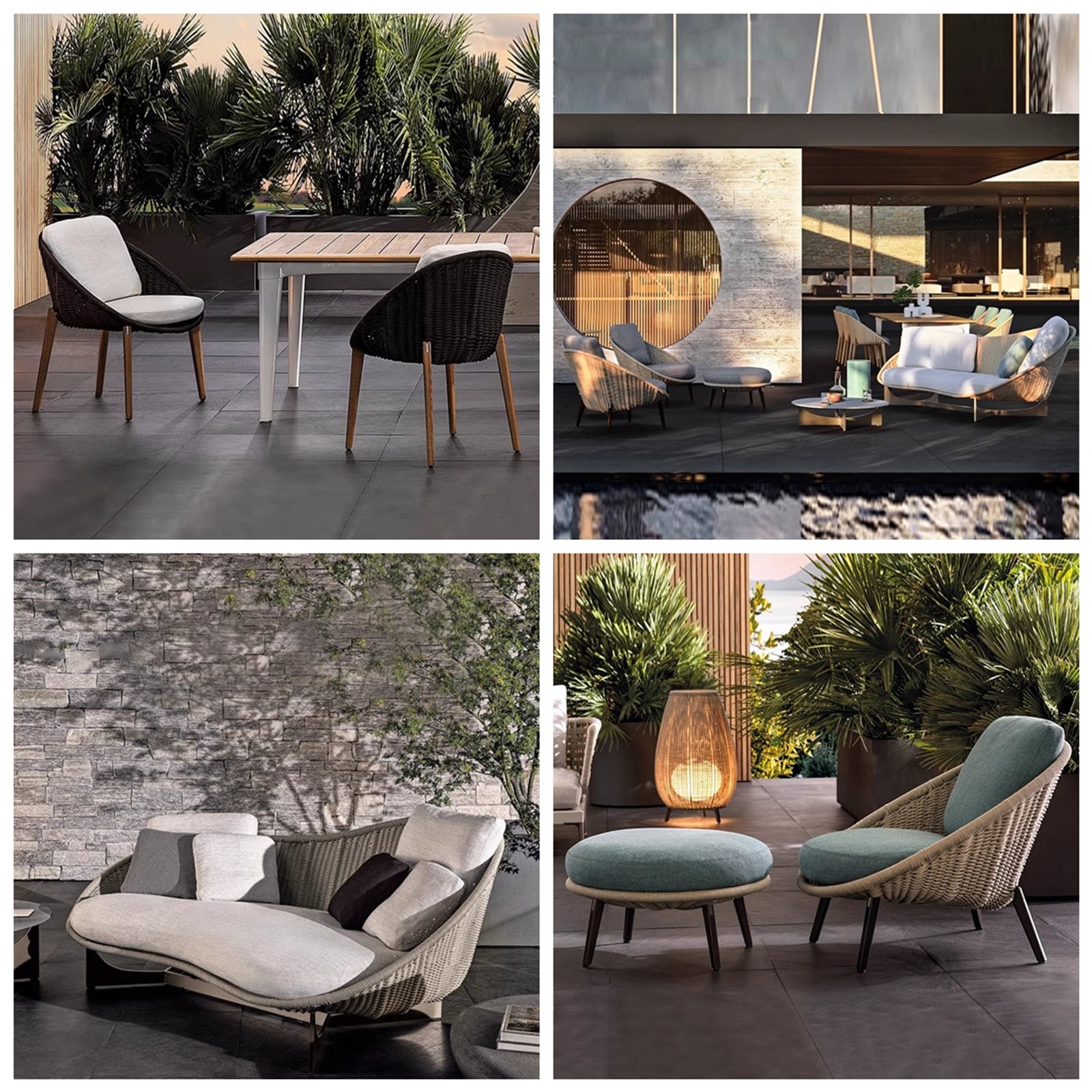 outdoor garden sofa set (2)