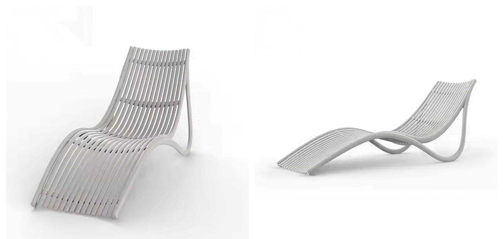 Pool-Liegestühle im Wasser (2)