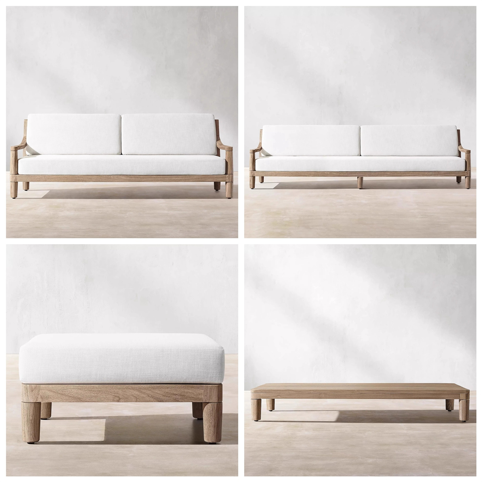 teakwood outdoor sofa set (3)