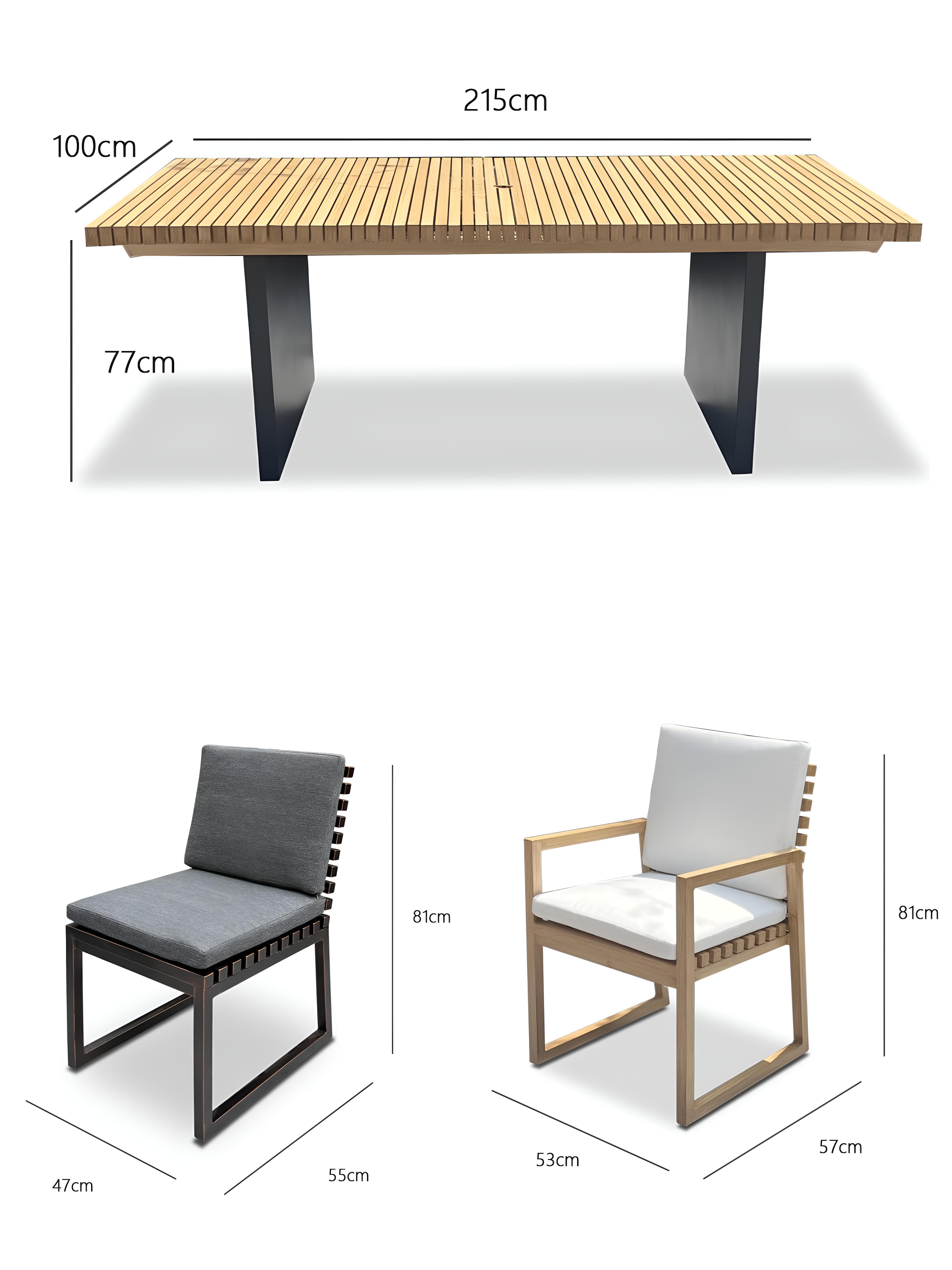 ensemble de salle à manger d'extérieur (3)