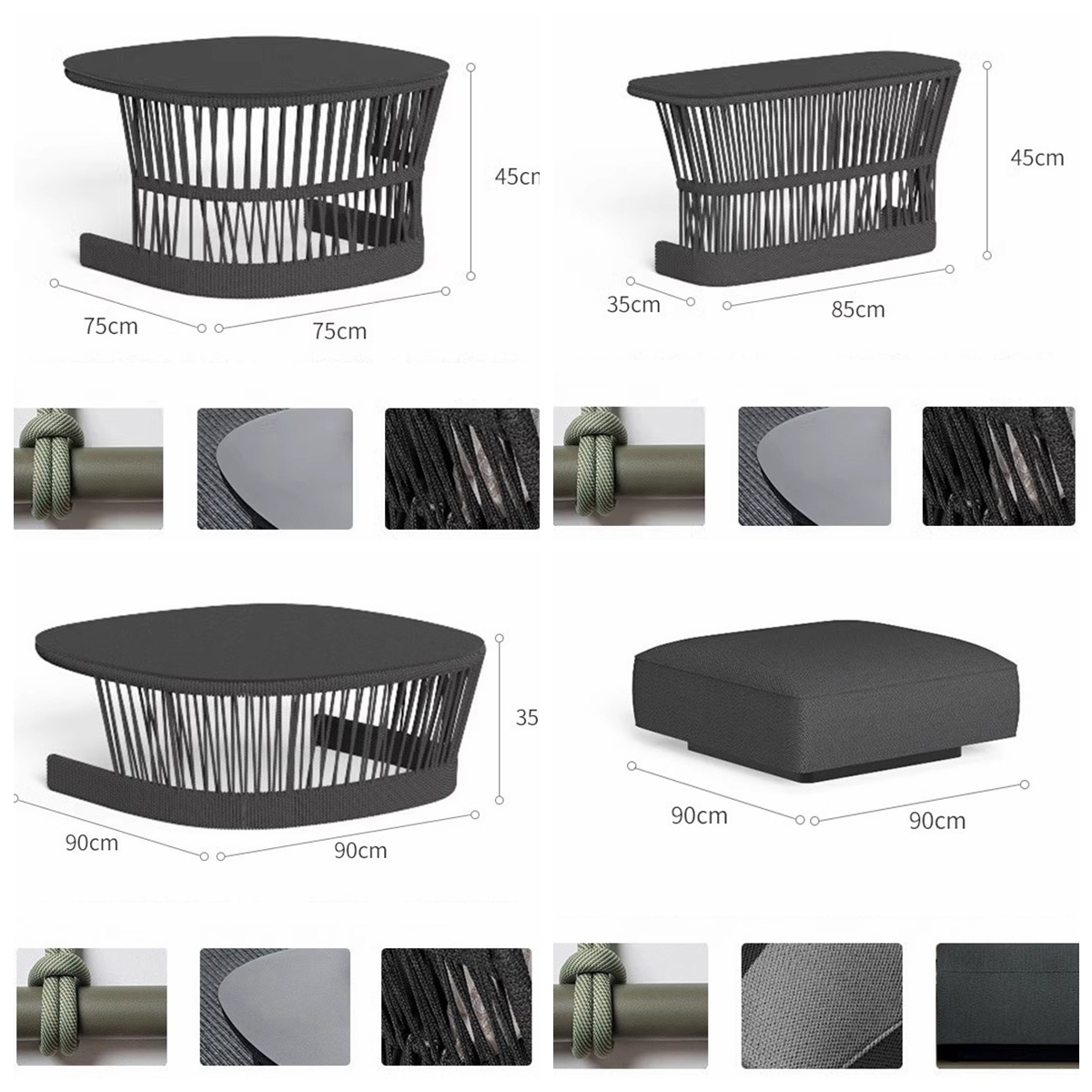 conjunto de sofás de patio (3)