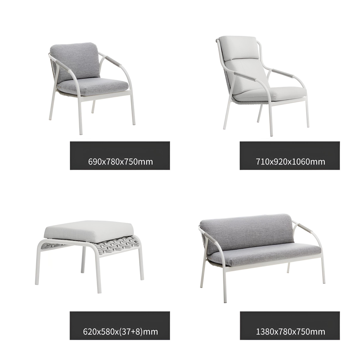 ensembles de mobilier de jardin (2)