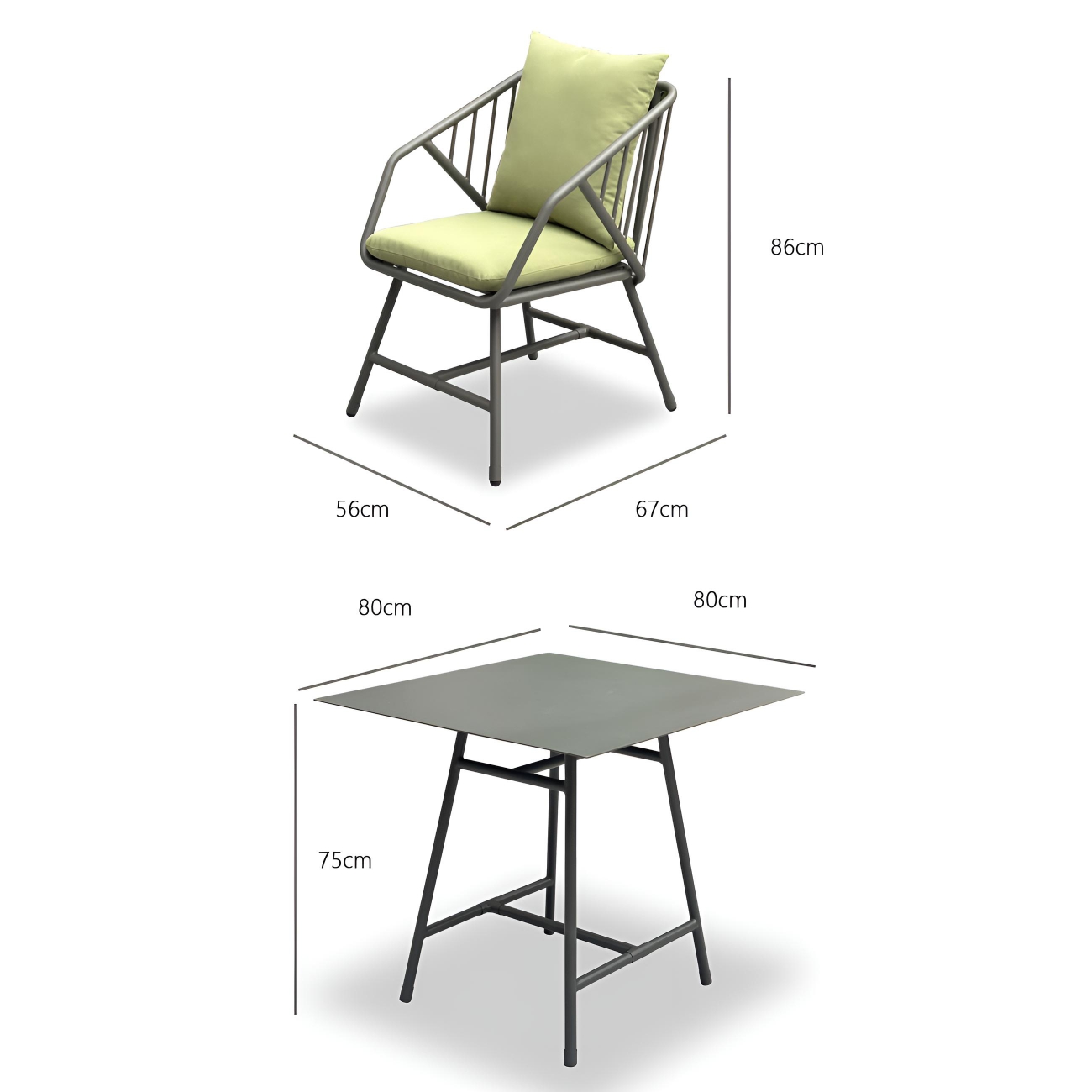 outdoor bar table and chairs (2)