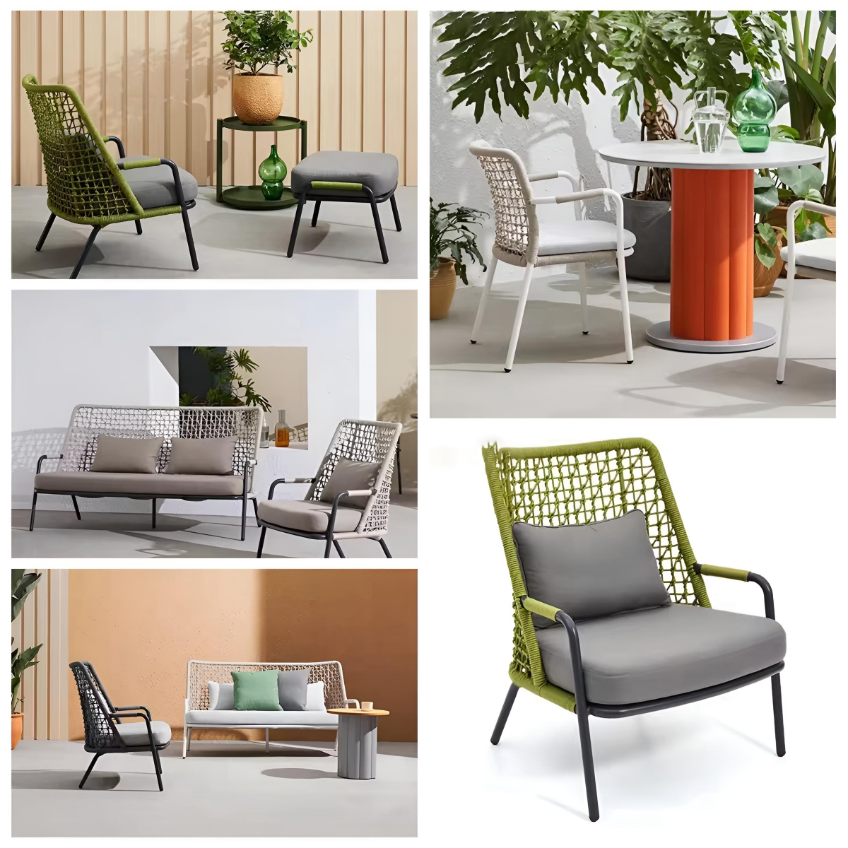 ensemble de table et chaises de patio