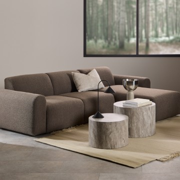 home furniture living room brown fabric sofa