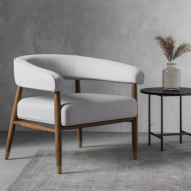 nordic modern wool leisure chairs for living room