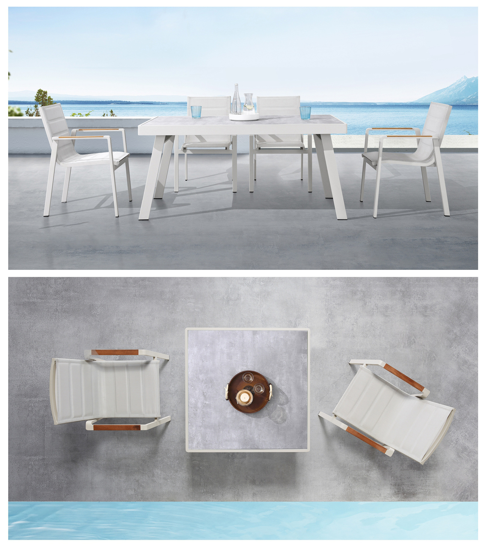 outdoor dining table and chairs (2)