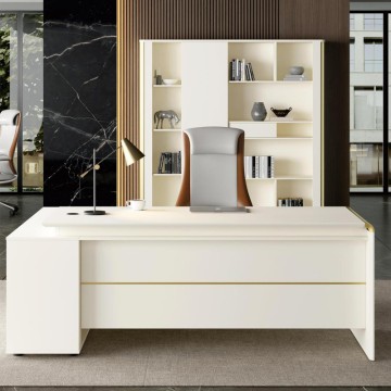 contemporary white home office table desk
