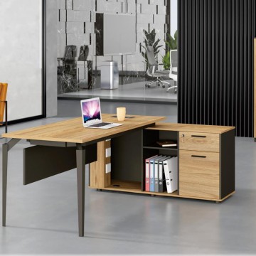Custom L corner office desks for small spaces