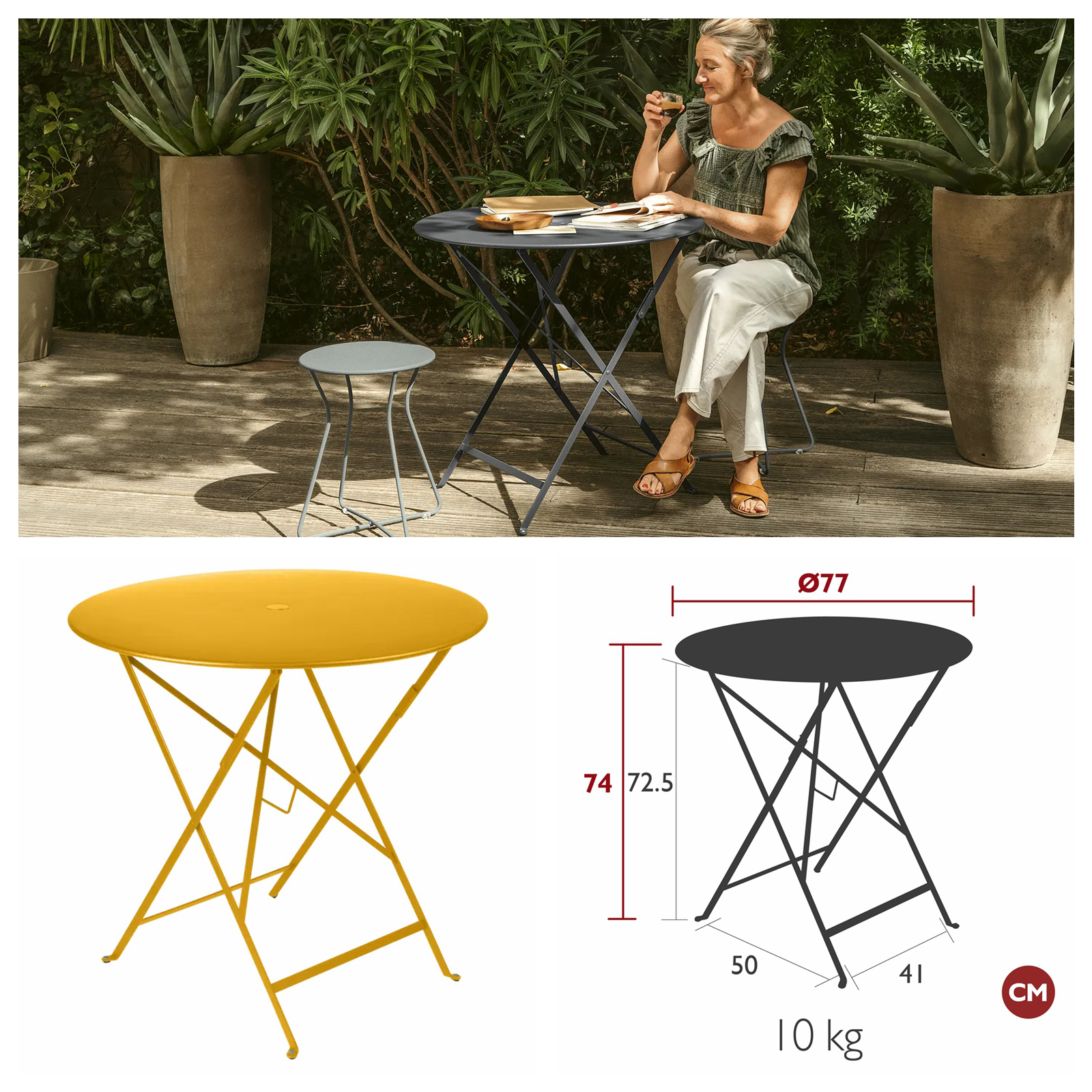 table et chaises de bistrot