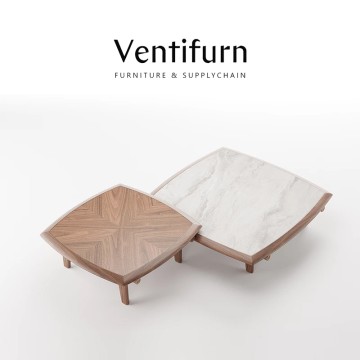 square nesting coffee table wood for the living room