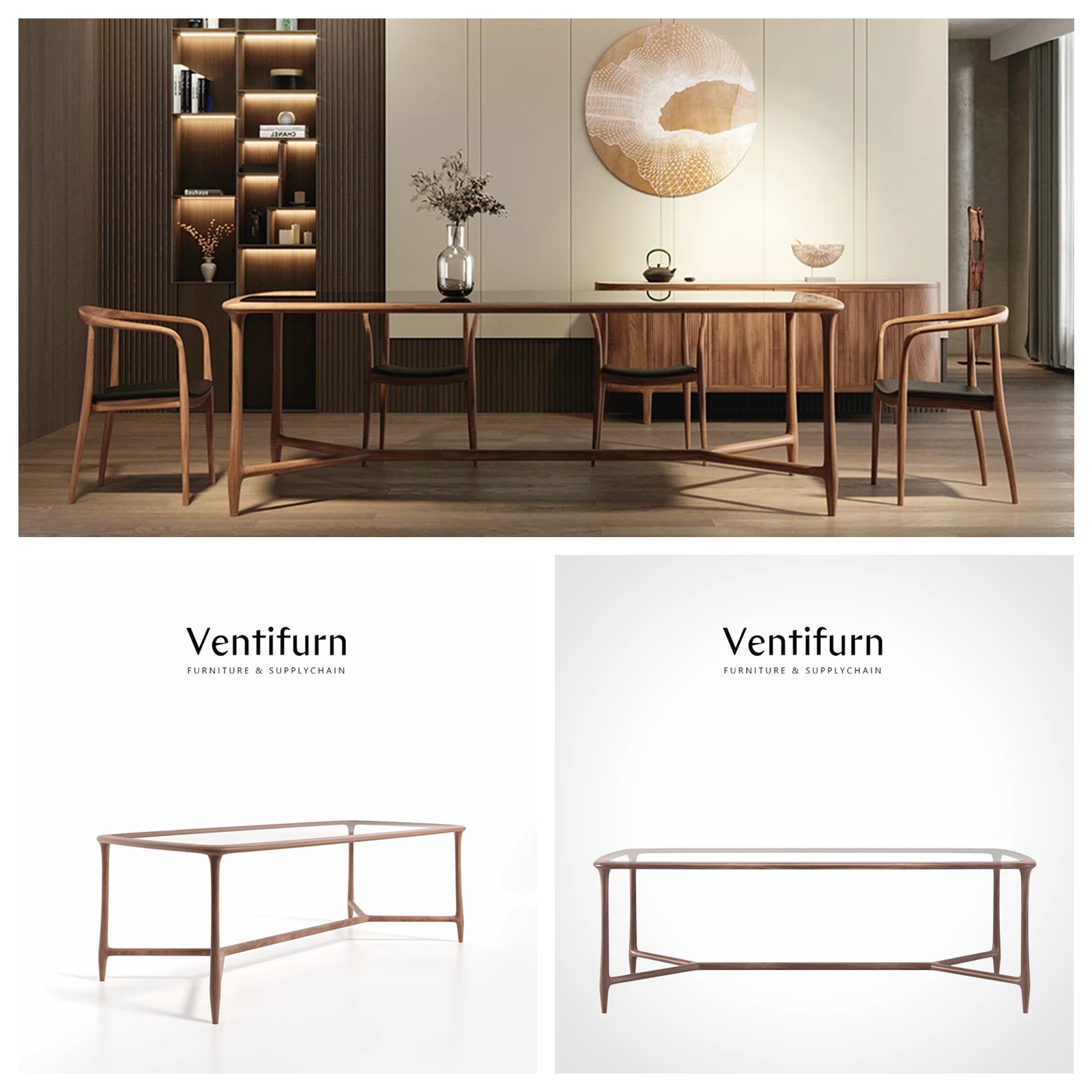 eettafel en stoel 6