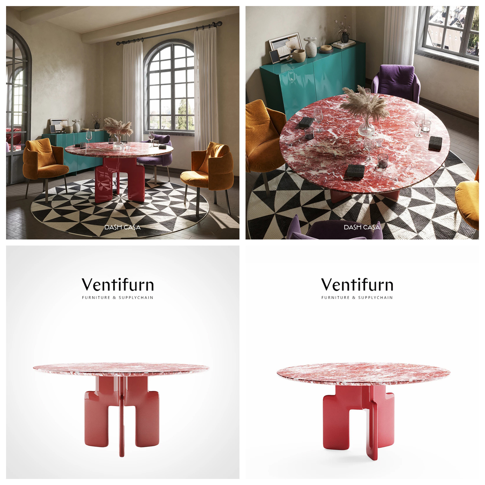 eettafel rond