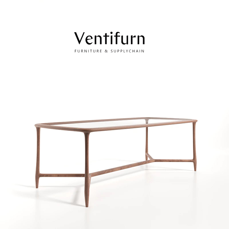 solid wood glass dining tables and chair 6
