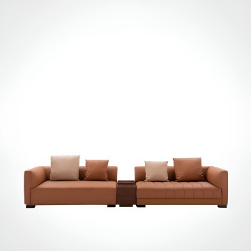 luxury leather sectional sofa set living room modern