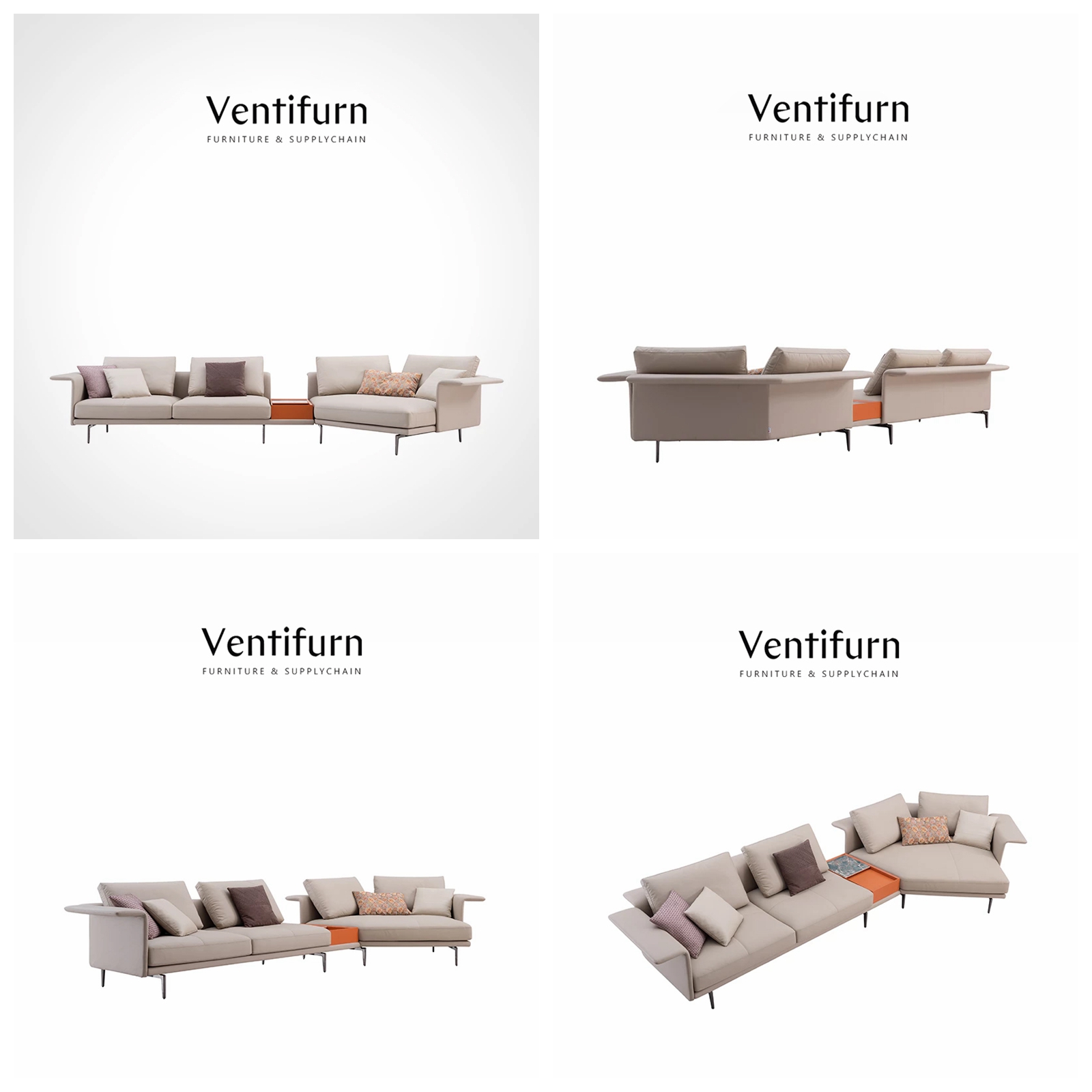 set di divani reclinabili in pelle