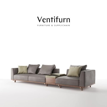 nordic home sectional leather sofa set furniture