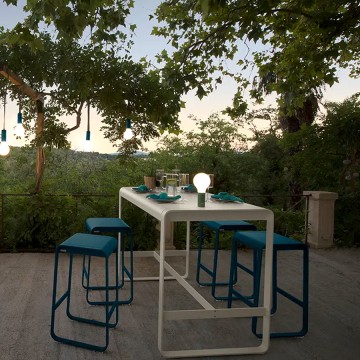 outdoor bar table stools height patio set of 4