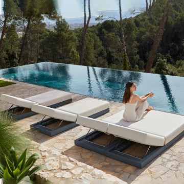 Chaise Lounge Sun Lounger for Pool Courtyard