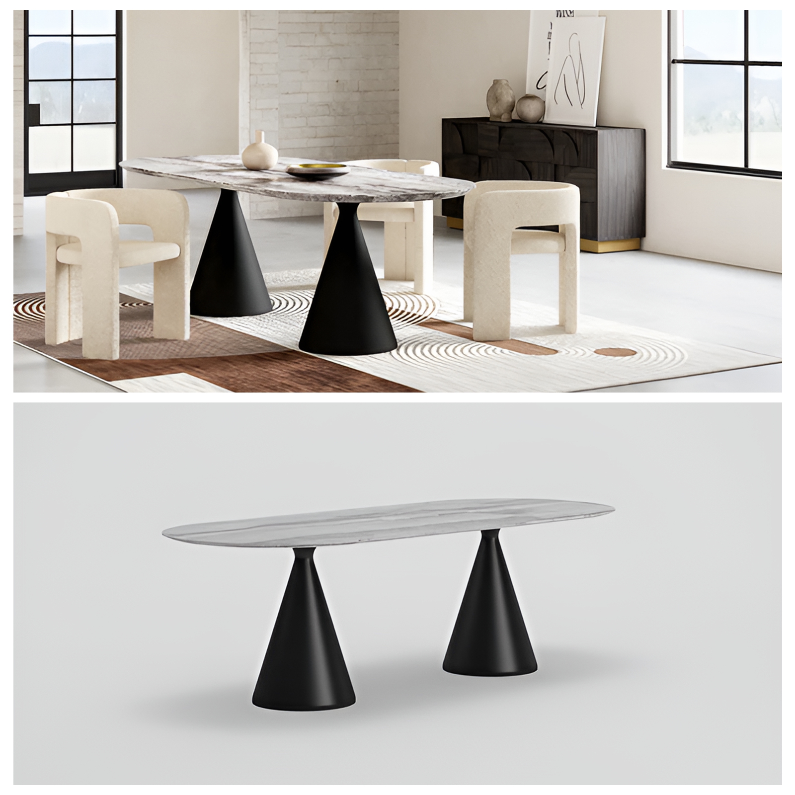 ovale eettafel