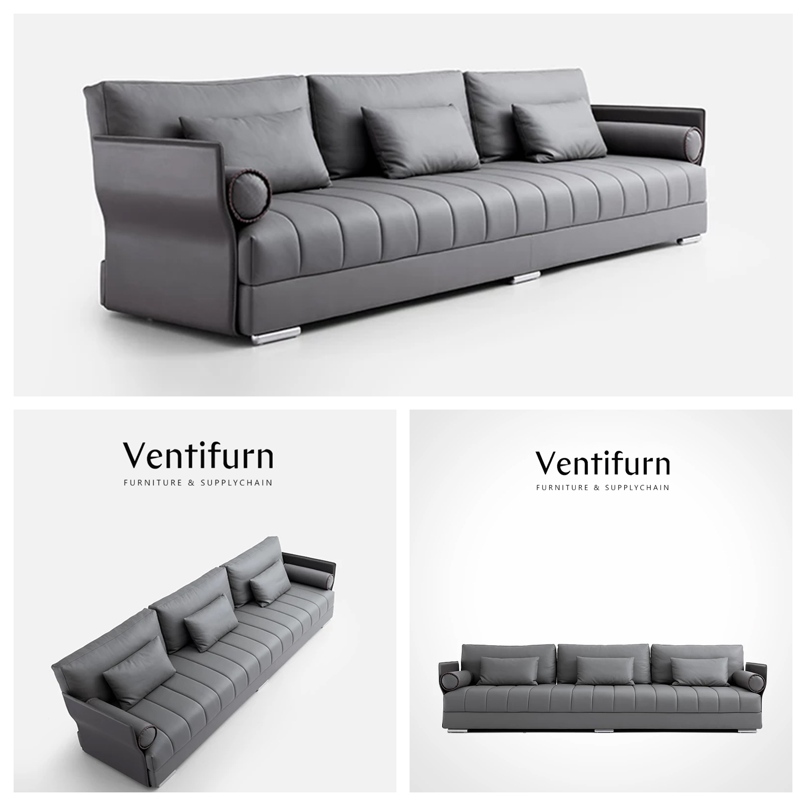 Sofa aus reinem Leder (4)