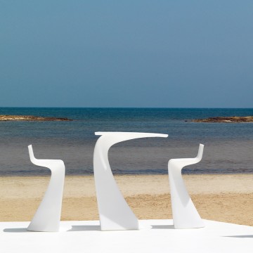 outdoor epoxy resin high bar counter table