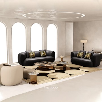 italian black leather sofas furniture for home luxury