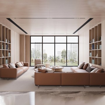 high end luxury comfy leather sofa set furniture