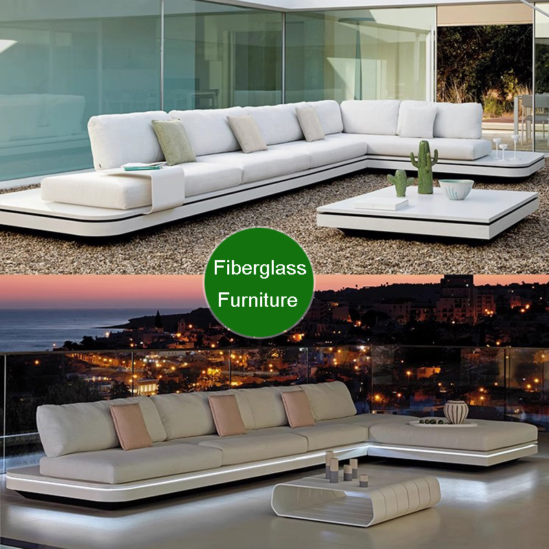 Innovation of new materials (fiberglass) in outdoor furniture design