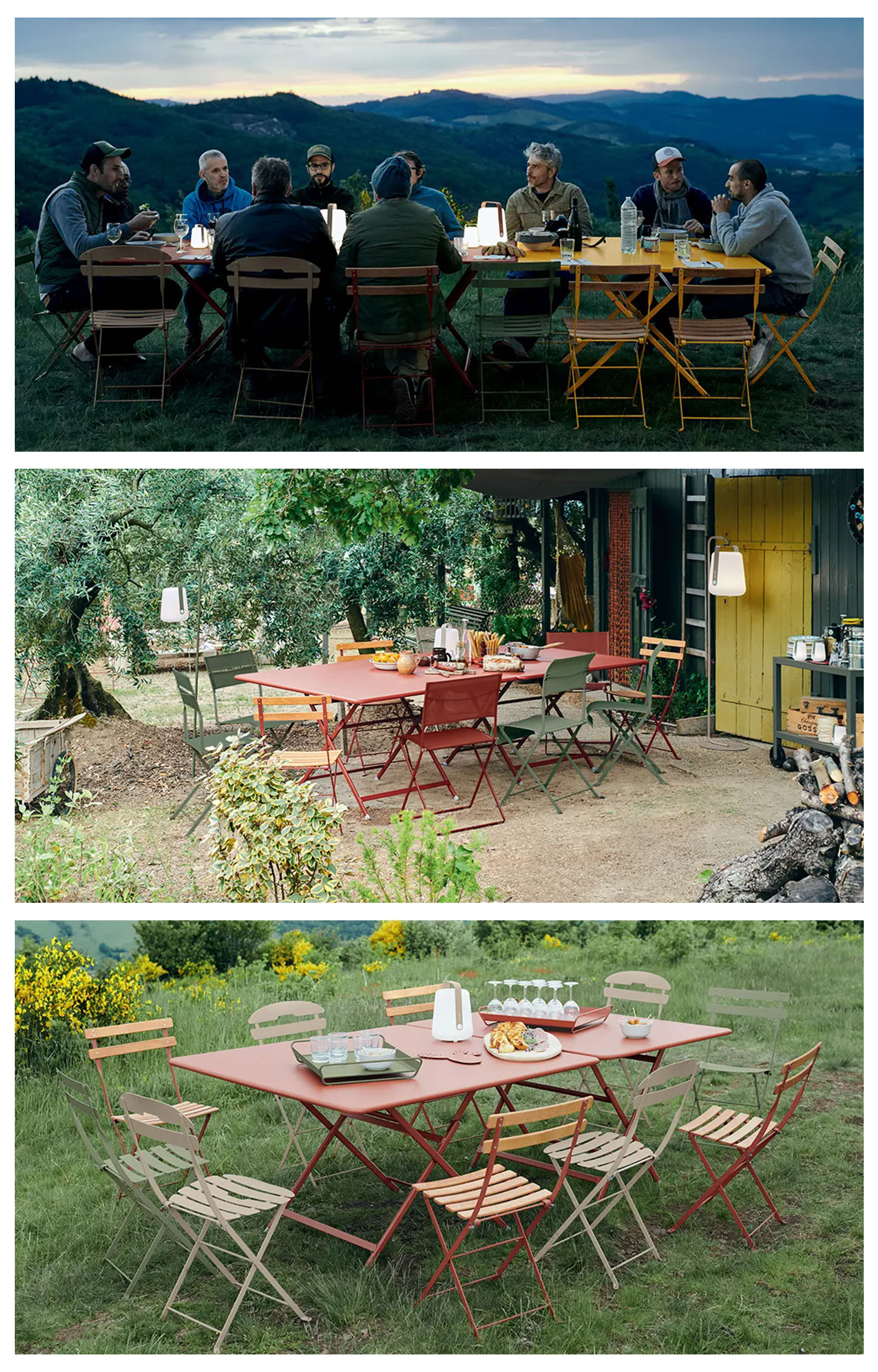 tables de pique-nique en métal (1)