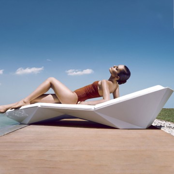 Swimming Poolside Resort Hotel Commercial Sun Lounger