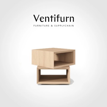 modern design small wooden side table for living room