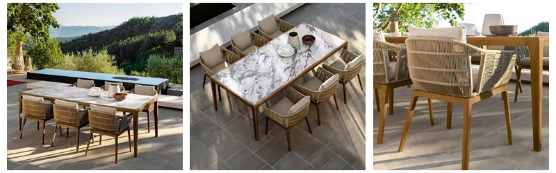 Ensemble de 6 chaises de salle à manger d'extérieur en osier.jpg