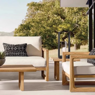 Comfortable Best Teak White Balcony Outdoor Furniture Sale