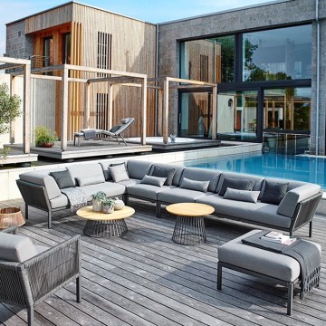 Best Metal Corner Garden Patio Furniture Sofa