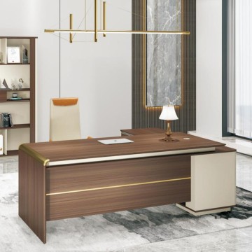 Luxury Large Solid Wood Executive Office Desk