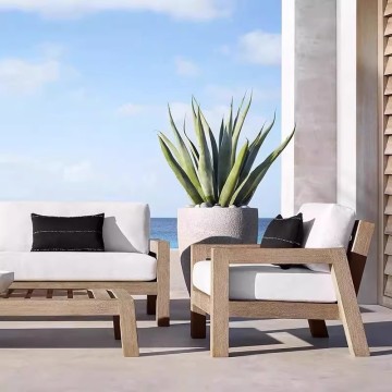 Home Decor Wood Small Garden Outdoor Furniture Sofa