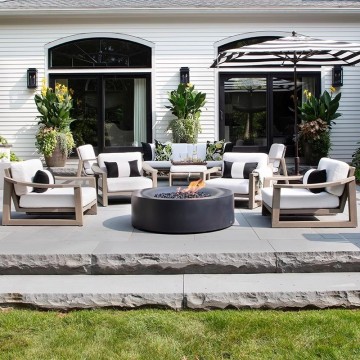 Mid Century High Quality Modern Wood Outdoor Furniture