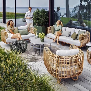 Wicker Rattan Outdoor Sectional Garden Furniture Sofas Set