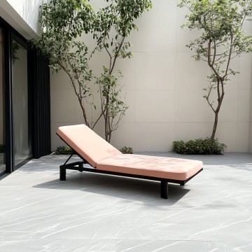 Folding Outdoor Patio Recliner Aluminum Sun Lounger