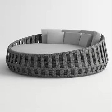 garden leisure rope woven sofa bed Sun Lounger