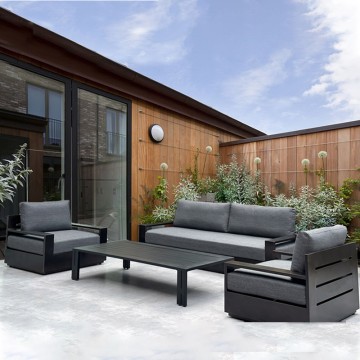 buy black cast aluminum patio set outdoor furniture