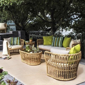 cheap 4 piece rattan patio set garden furniture wholesale