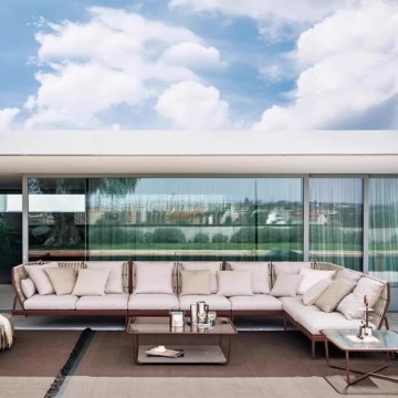 italian design outdoor terrace aluminium furniture patio