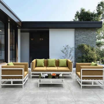 designer 3 piece outdoor furniture aluminium set
