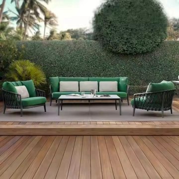 3 piece modern aluminium outdoor patio furniture set