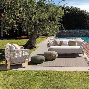 small outdoor patio porch yard couch furniture set