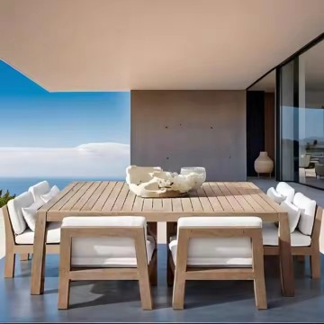 wooden picnic square outdoor dining tables for sale