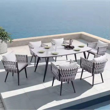 aluminum outdoor garden dining set furniture