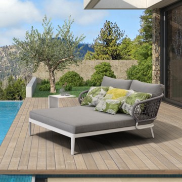 Garden Rope Outdoor Sun Lounge daybed